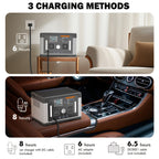 2400W Peak Solar Generator, Portable Power Station 700W 577Wh Backup Battery Pure Sine Wave with 120V AC Output Car Outlets PD 60W QC3.0, Refrigerator Mode Power Supply Bank for Camping, RVs, Blackout, CPAP, Black Friday, Thanksgiving, Christmas