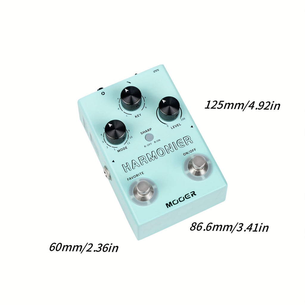 MOOER Autuner Vocal Effects Processor Is a Voice Pedal Designed for Pitch Correction, Reverb, And Delay, Suitable for Guitarists, Live Performances, And Streaming