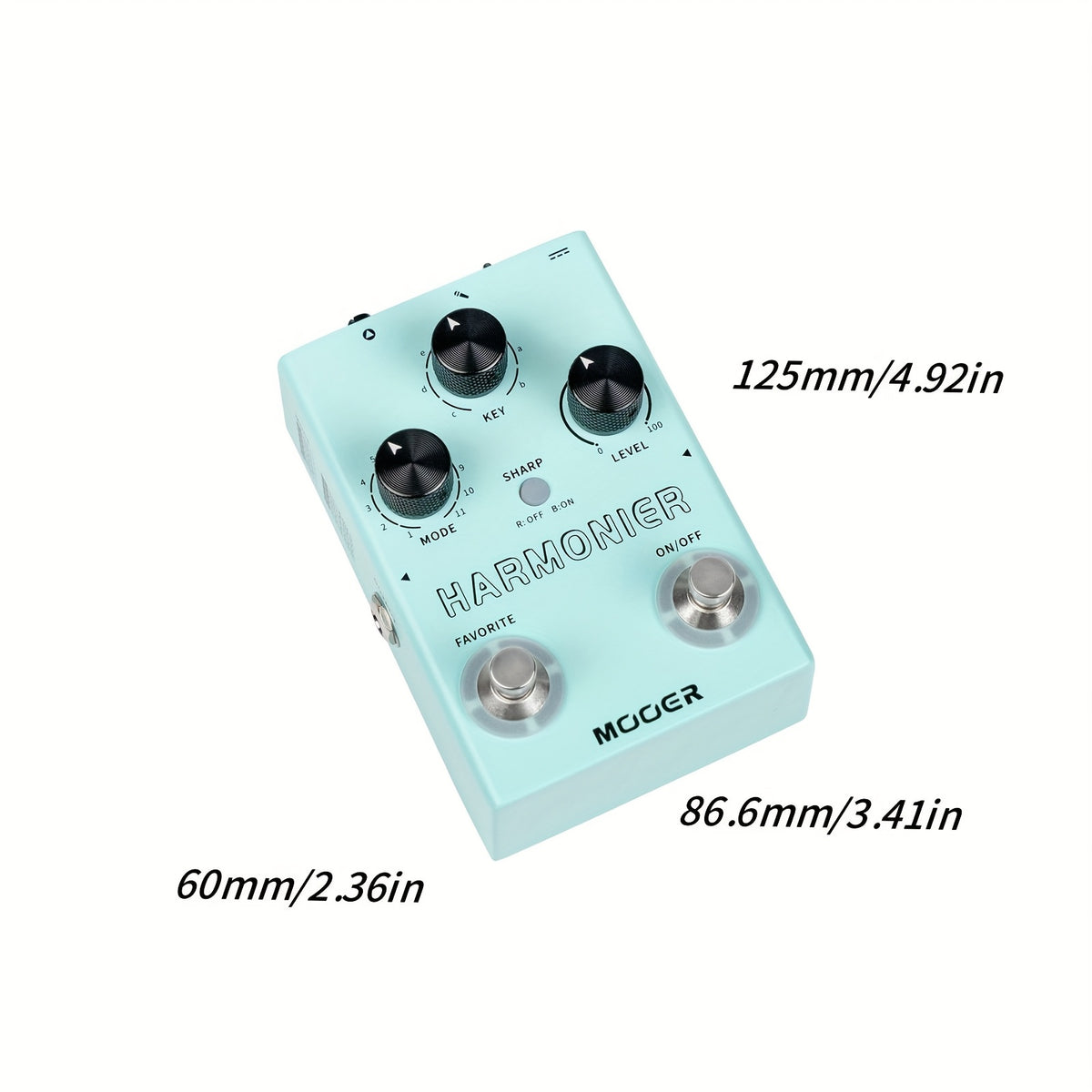 MOOER Autuner Vocal Effects Processor Is a Voice Pedal Designed for Pitch Correction, Reverb, And Delay, Suitable for Guitarists, Live Performances, And Streaming