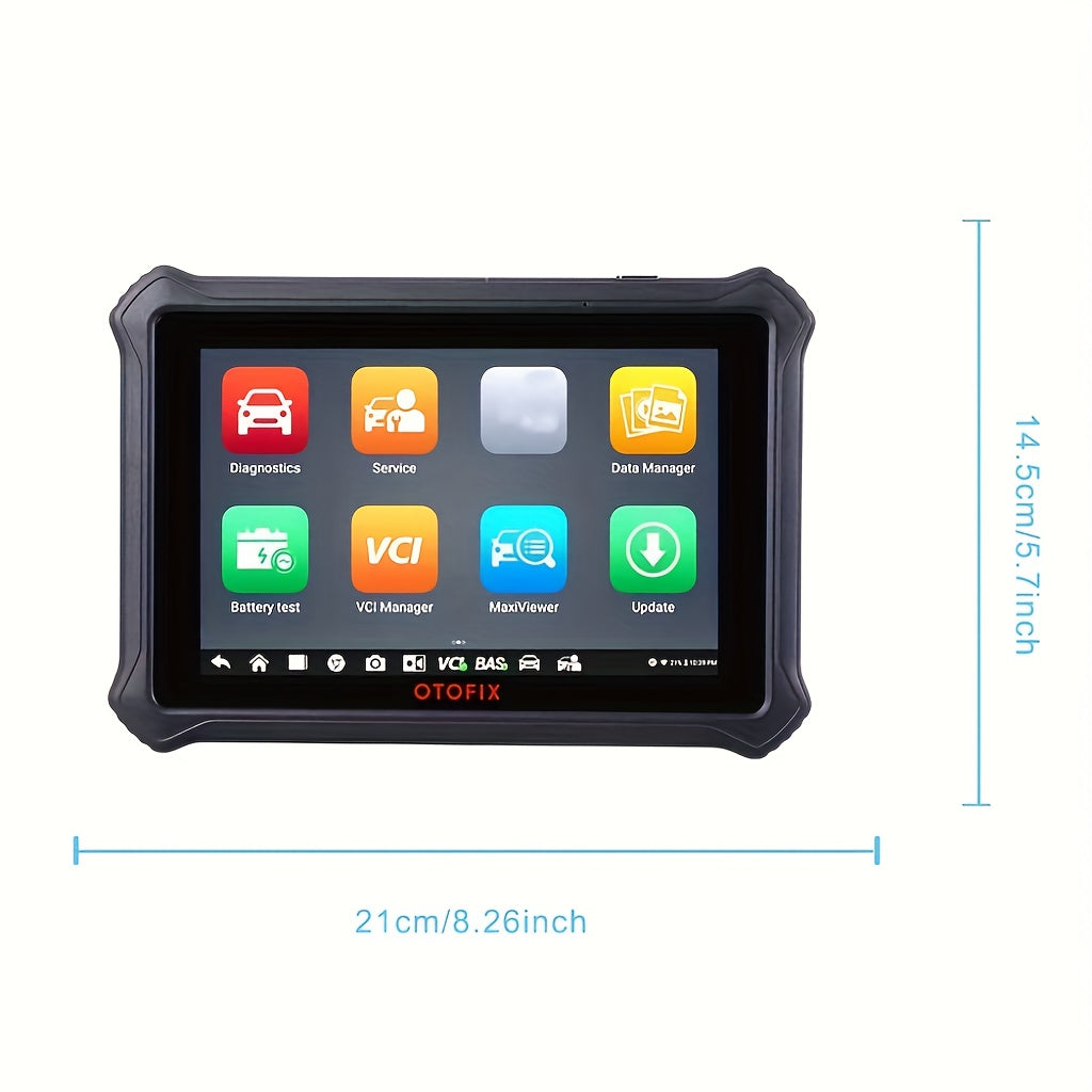 OTOFIX D1 Lite Bidirectional Scanner Full System Diagnostic Key Coding TPMS FCA Autoauth, Key Programming, Test, CANFD & DOIP, Auto VIN, No Wireless Function, Without Battery