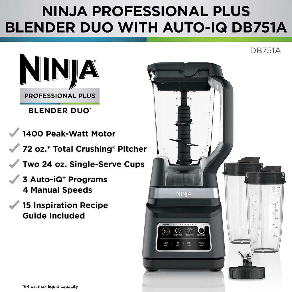 Ninja - Professional Plus Blender DUO with Auto-IQ