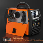 [Ideal For Home & Auto] Hitbox 200A 4-In-1 Gasless Mig/Stick/Lift Tig/Spool Gun Welder, 110V Welding Machine With LCD Screen & Synergic IGBT Inverter, Auto Wire Feed, Ideal For Home & Auto Repair And Welding