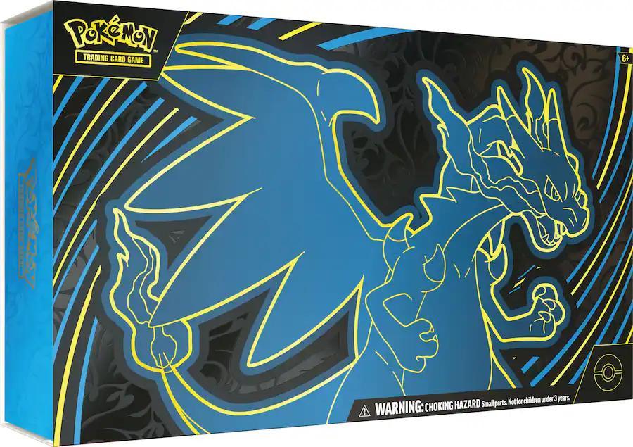 Pokémon TCG: Mega Charizard X ex Ultra-Premium Collection Box – 18 Booster Packs, 2 Foil Promos, Playmat, Deck Box & More
