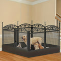 Large Dog Pet Playpen Cage Heavy Duty Metal Enclosure Fence with Waterproof Pad