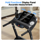 Treadmills for Home Use, Walking Pad Treadmill with Incline, Auto Foldable Treadmill for Home, 8.0 MPH Running Treadmill with Phone Enabled, 300 Lbs User Capacity