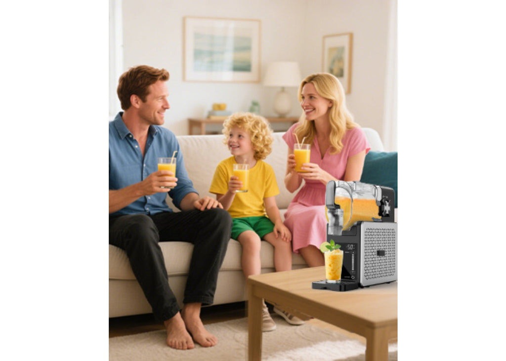 2-in-1 Ice Cream/Slush Machine, 5-in-1 Cold Drink Maker, Iced Tea Machine, 85-ounce Capacity, One-Touch Preset, No Ice Needed, Self-Cleaning - Easily Make Milkshakes, Margaritas, And More At Home