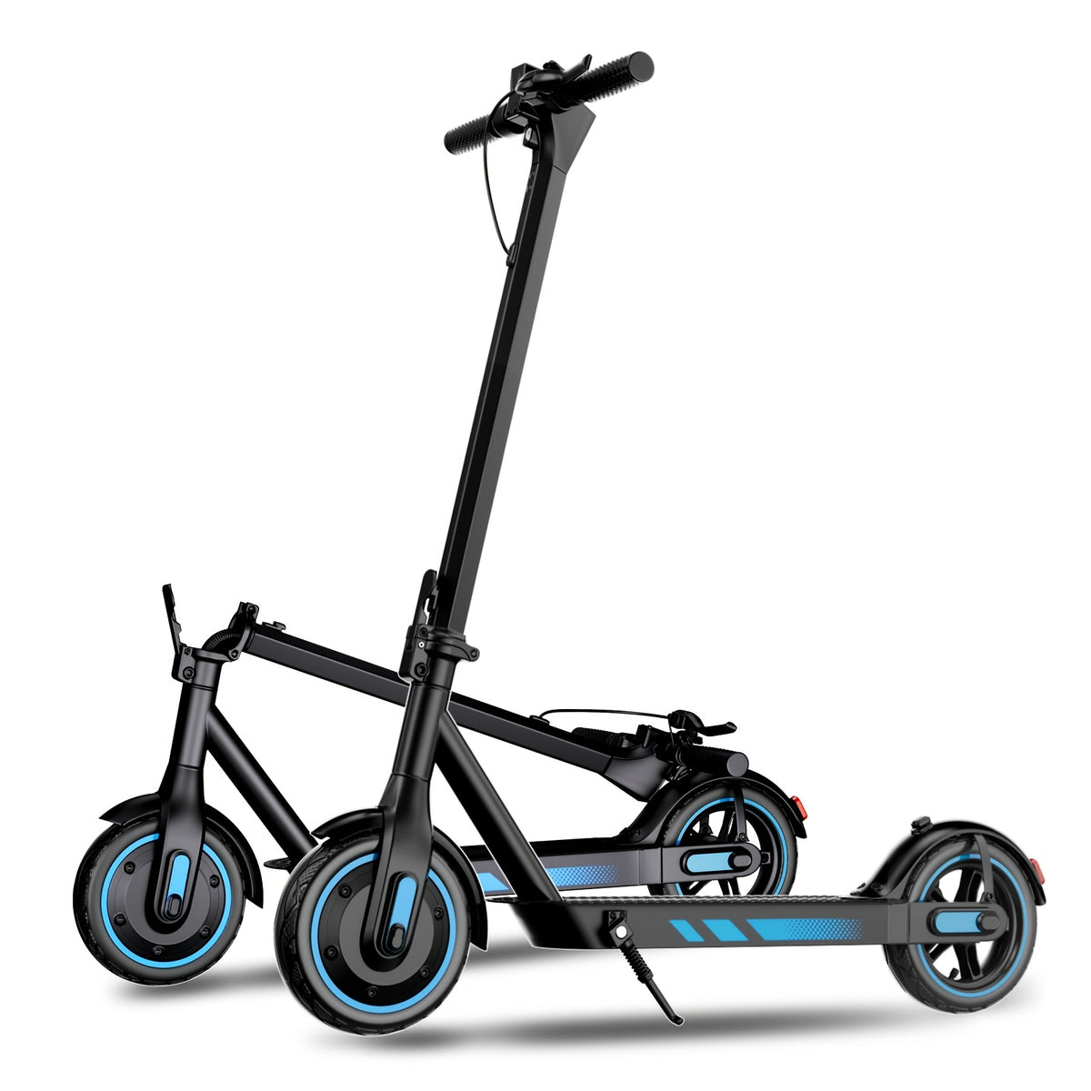 V10 Electric Scooter, 500W Foldable E-Scooter with 10-Inch Tires and 28-Mile Range for Adults