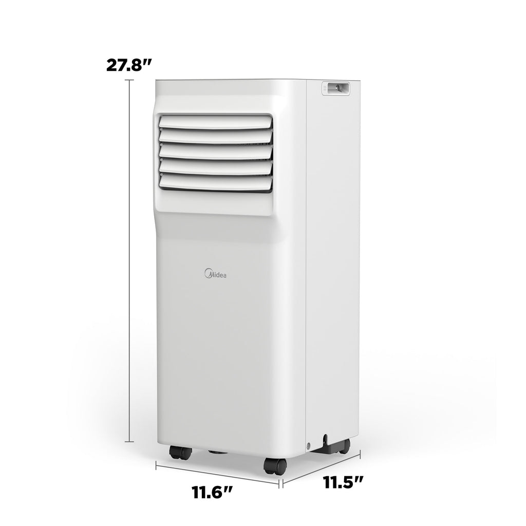 Midea 5, 000 BTU Portable Air Conditioner, Cools up to 150 Sq. Ft., White, MAP05R1AWWT-T