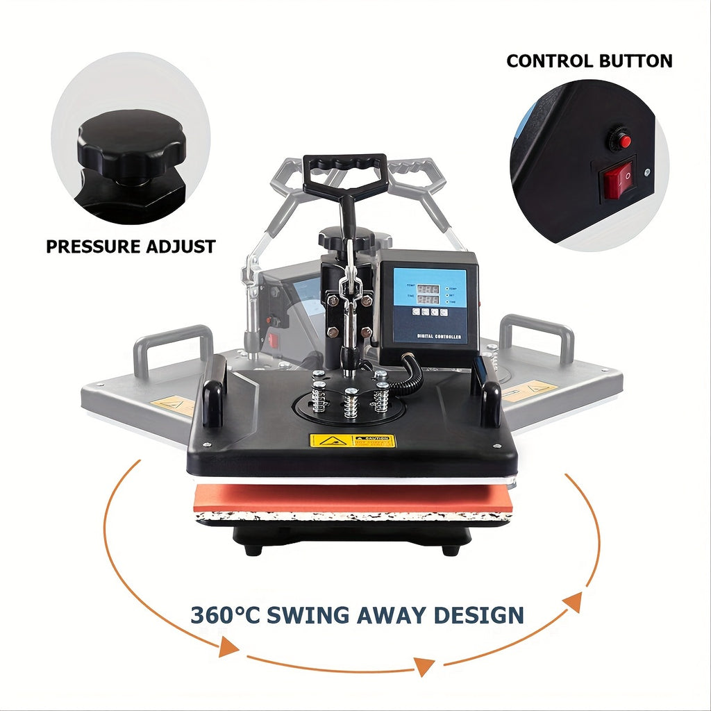 15 In 1 Heat Press Machine, Sublimation Heat Press/Heat Transfer Machine