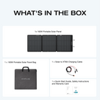 EcoFlow 45W/60W110W/160W/220W Portable Solar Panel, Foldable with Carry Case, High 23 Efficiency, Design for Camping, RVs, or Backyard Use