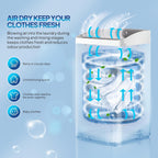 17.8/25 pounds (approximately 8 kilograms) portable washing machine, fully automatic washing machine, equipped with stainless steel tub and drainage pump - 110-volt compact washing machine, suitable for apartments, dormitories, campers, camping, small hou