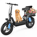 749W Powerful Motor Electric Scooter, 48V 18Ah Large Battery, 35 Miles Long Range, Detachable Rear Storage Box, Perfect for Commute Travel Shopping Campus