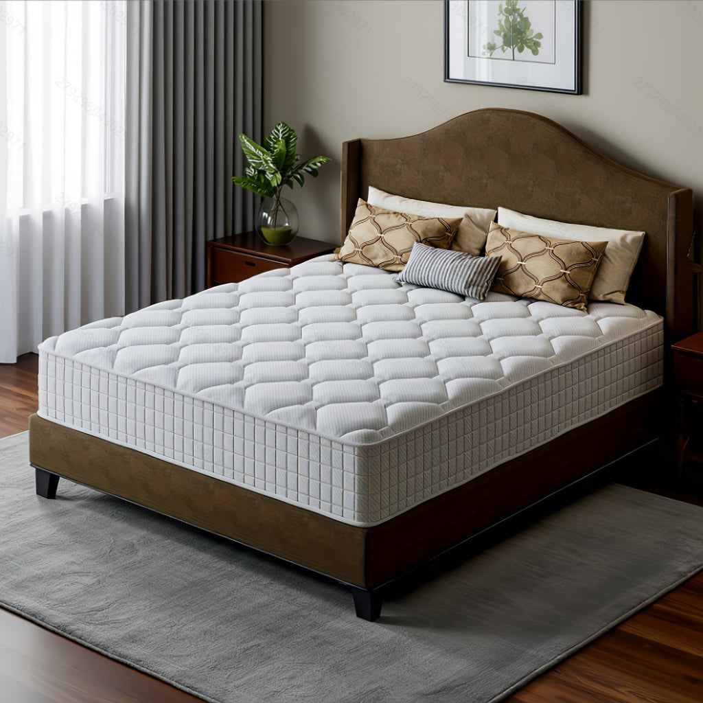 10/12/14"Orthopedic Queen Size Mattress - Pocket Spring System For Targeted Lumbar Support, High-Density Foam, Ideal For Back Pain & Side Sleepers (Sizes: Twin, Full, Queen, King)