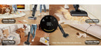 Refurbished DREAME H12 Pro Flexreach Wet Dry Vacuum Cleaner, 0 Tangle Cordless Vacuum Mop All-In-One for Hard Floors, 180° Lie-Flat Floor Cleaner Machine with 194°F Hot Self-Cleaning, 50Mins Runtime