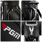PGM Golf Cart Bag With 14 Way Organizer Divider Top, Premium Cart Bag With Handles And Rain Cover For Men/Blue