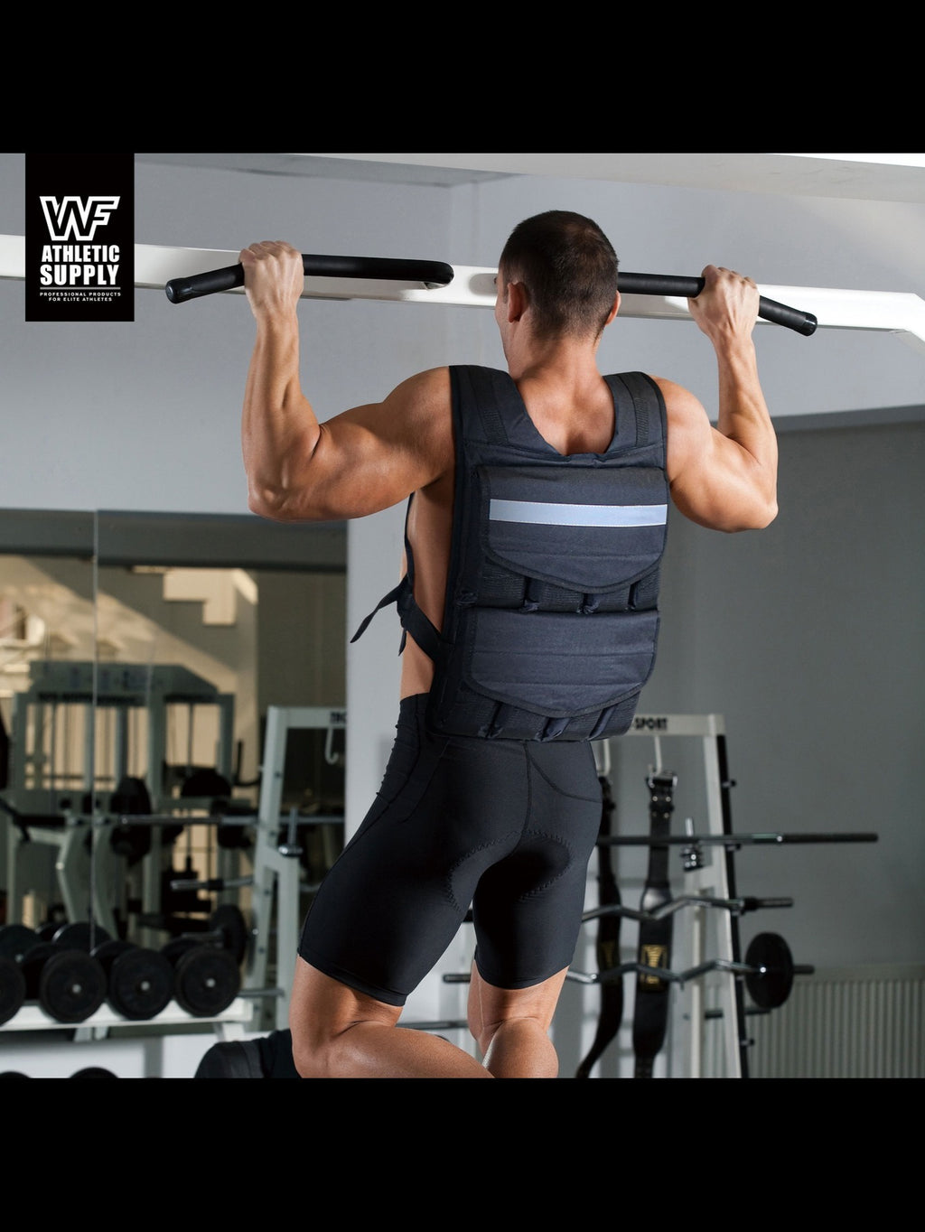 100LB Adjustable Weighted Vest for Strength Training, Workout and Running, Body Weight Vest for Men and Women, Weighted Jacket, Removable Weight Included, Regular Length