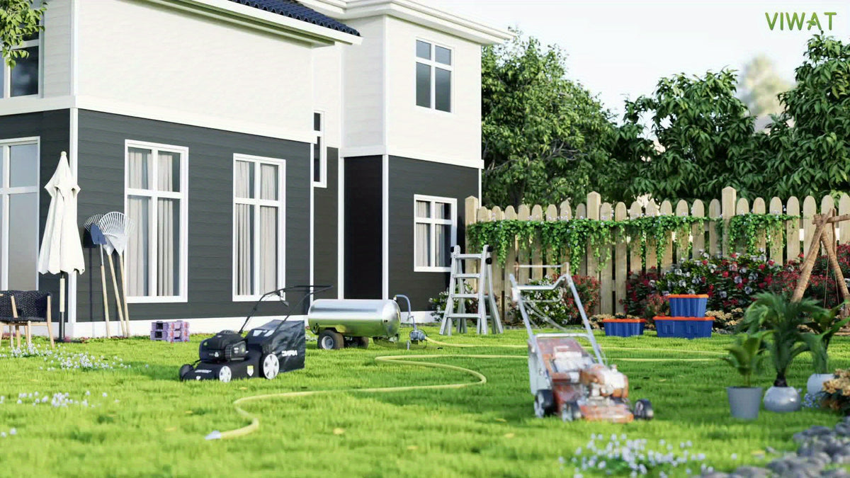 Metal Storage Shed, Large Outdoor Shed With Updated Frame Structure, Garden Tool Sheds For Backyard Patio Lawn, Grey