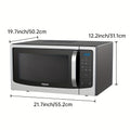 Galanz Multi-Function Microwave | 6 Auto Modes From Popcorn to Pizza, 1.6 Cu Ft Large Capacity, 1100W Efficient Heating, A Must-Have for Lazy Cooks