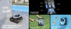 Dreame NEW Z1 Pro Cordless Robotic Pool Cleaner, LiFi Remote Control, 8000 GPH Suction, Waterline Horizontal Cleaning, Auto-Retrieval, Automatic Pool Vacuum for Above & In-Ground Pools, Upgraded Version