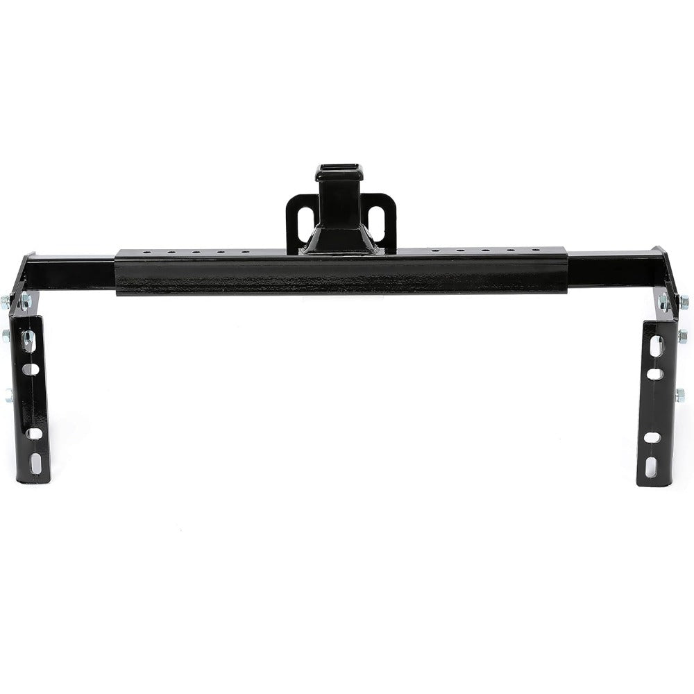 2" Class III Adjustable Trailer Hitch Receiver for Towing - Compatible with Select for Chevrolet, for Chrysler, for Dodge, Ford, G M C, Isuzu, for Jeep, Mazda, for Nissan, Plymouth, Black