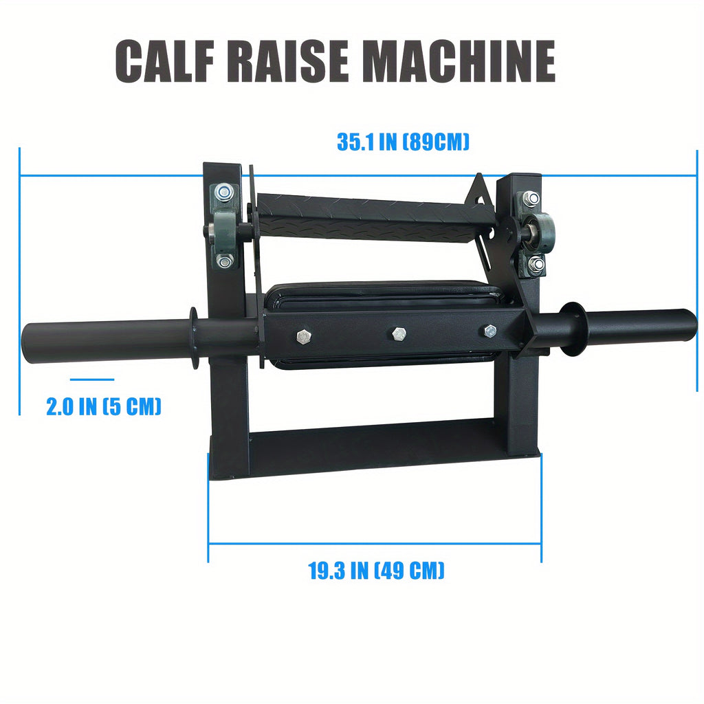 Adjustable Tibia Dorsi Calf Machine, Calf Raise Machine For Calf Stretching, Tibialis Trainer, Strength Training Leg Machines, Fit 2 Inches Weight Plates