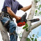 NEO-TEC 12'' Top Handle Gas Chainsaw, 2-Stroke 25.4cc Portable Chain Saws for Trees Gas Powered Wood Cutting