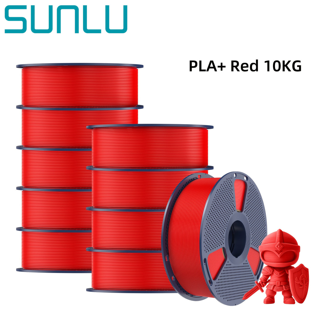 22.05LB SUNLU 3D Printer Filament PLA Plus 1.75mm, SUNLU Neatly Wound 1.75mm PRO, PLA+ Filament For Most FDM 3D Printer, Dimensional Accuracy +/- 0.02 Mm
