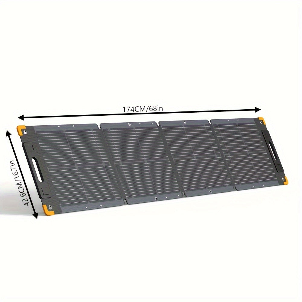 PECRON 100W 19.4V High Conversion Rate with DC5521 Output Connector Portable Monocrystalline Solar Panel, Ultralight Foldable Solar Panel Kit, High Efficiency Solar Charger for Outdoor Camping Home Backup Emergency RV Off-Grid