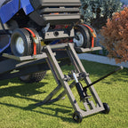 Sturdy 500 Lbs Capacity Lawn Mower Lift Jack - with Hydraulic Jack · Riding Mower Lift Foldable Design | for Zero Turn Mower Lift and Garden Tractors - for Mower Maintenance or Repair