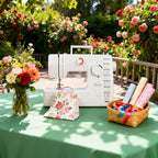 Sewing Machine -59 Needle Pedal Sewing Machine, 705 Multifunctional Home Sewing Machine, Two Options for Double Needle Sewing Mode And Single Needle Sewing Mode, Capable Of Sewing Up to 6 Layers Of Fabric, Meeting DIY Sewing Needs