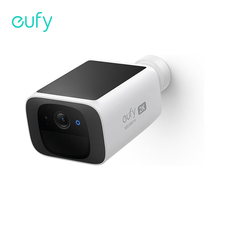 eufy Security SoloCam S220, Solar Security Camera, Wireless Outdoor Camera, Continuous Power, 2K Resolution, Wireless, 2.4 GHz Wi-Fi, No Monthly Fee, HomeBase 3 Compatible (Refurbished)