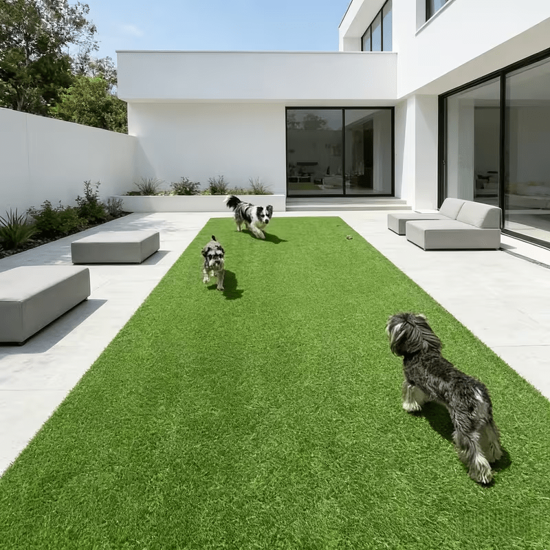 6Ft X 25Ft Artificial Grass 150 Sq Ft, 0.7 Inch Pile Height Multi-Purpose Synthetic Turf with Grass Installation Tools for Garden, Patio, Balcony, Decor, Indoor And Outdoor Use