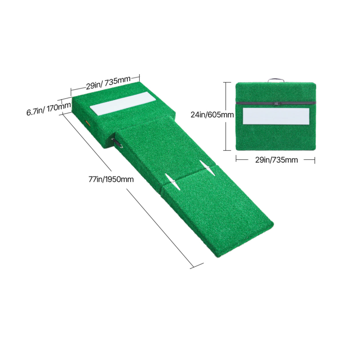 VEVOR Pitching Mound Portable Pitcher Mound Baseball Softball Training, 1.5-2m/2-2.5m, 2+1 style/Wheeled style/T-shaped style