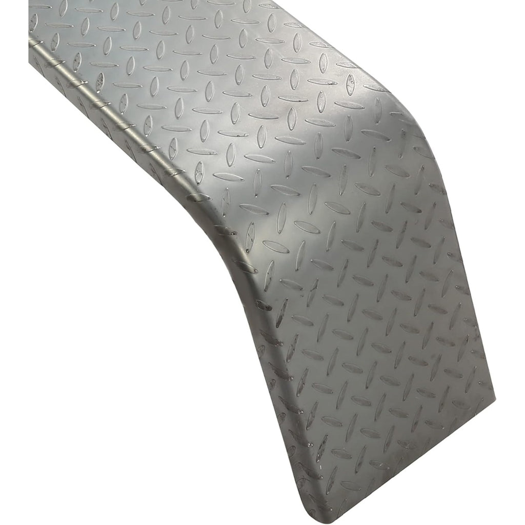 Tandem Axle Trailer Fenders 72-7/8"x10-1/4"x13" Fit 13"-15" Tires Steel 14 Gauge Diamond Tread Plate Cargo Utility Landscape 2 Pcs