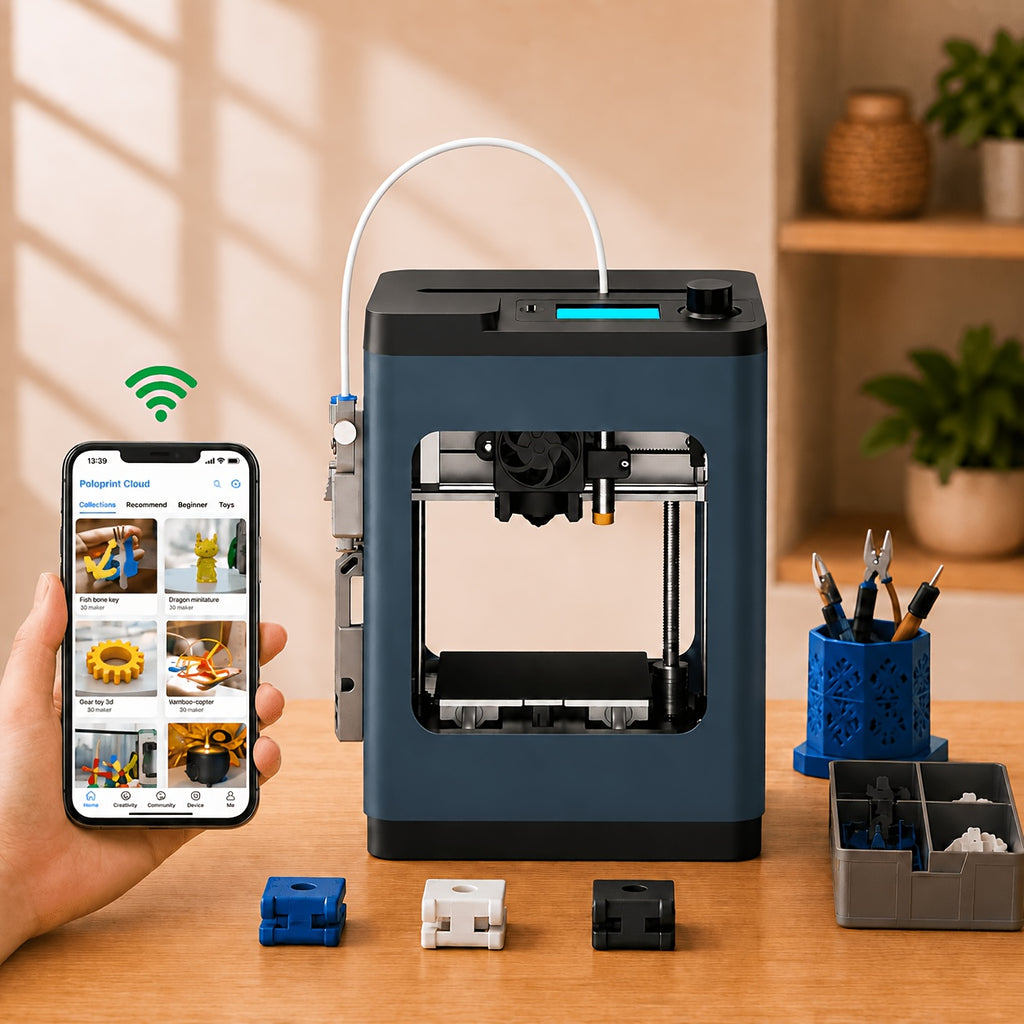 [High Speed WiFi 3D Printer] 3D Printer TINA2Plus, 350mm/s High Speed Auto Leveling FDM Mini 3D Printer With Platform, Fully Assembled 3D Printer For 3D Printing Enthusiasts And Beginners With WiFi High Precision 3D Printer