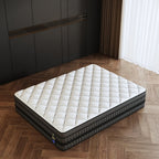 12in/14inch Twin, Full, Queen, King, Mattress Memony Foam And Spring, Medium Firm Mattress For Cooling, Pressure Relief, Edge Support & Motion Isolation Boxed