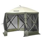 Pop-Up Screen Gazebo Tent by VEVOR, Removable Privacy Panels for Camping, Picnics and Backyard Gatherings