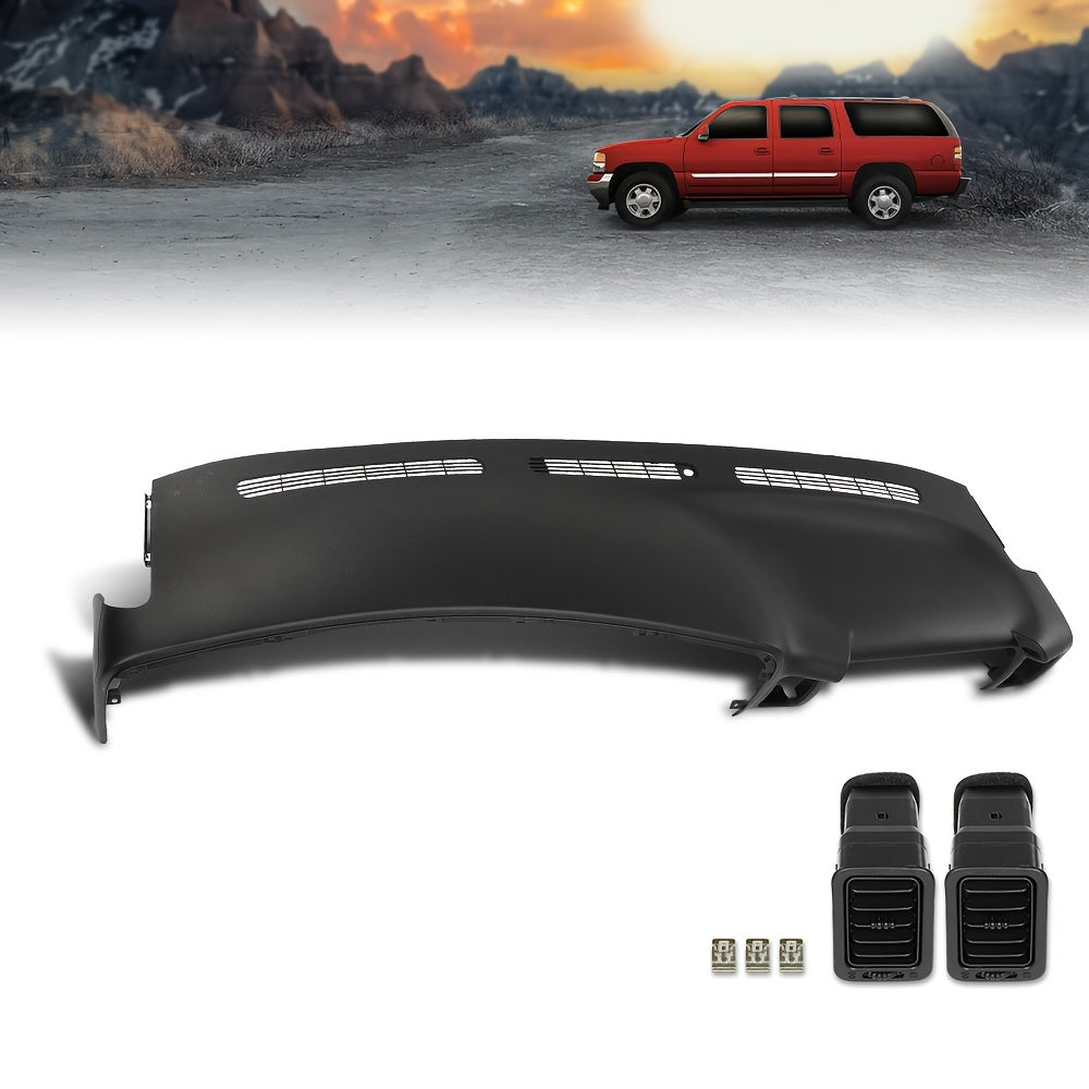 Upper Dashboard Dash Cover Cap with Ventilation Grille Fit for Chevy for Silverado for GMC for Sierra for 1500 for 2500HD for 3500 for Avalanche for Tahoe for Suburban for Yukon XL 1999-2006 Dash Cover Panel Blue/Dark Gray/Gray/Brown