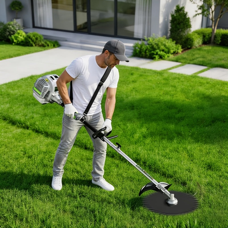 48Cc High-Powered Gasoline Lawn Mower, Versatile 3-In-1 Mower, Ideal for Gardens And Yards, Efficient Lawn Maintenance And Weeding