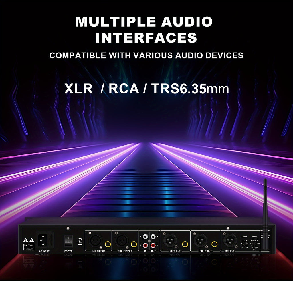 1U-EQ31 Digital Equalizer | Equipped with Real-time Spectrum Analysis, Suitable for Home Audio Systems, Studio Grade Equalizers, And Can Be Used In Conjunction with Audio Amplifiers, Amplifiers, Mixing Consoles, Mixers, Microphones, And Other Equipme