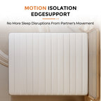 SweetNight 6/8/10/12/14 inch Memory Foam Hybrid Mattress With Pocket Springs, Twin Xl, Full, Queen, King, Sizes In A Box, Medium Firm, Mattresses For Support Comfort, Fiberglass-Free