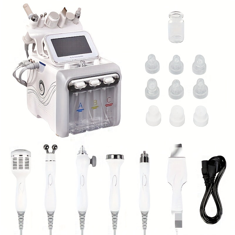 [Valentine's Day Gift] Mariy Reseni 6-In-1/7-In-1 Beauty Device, Facial Care Machine, Includes Beige Oversized Towel Hair Tie, Suitable For Salon Or Home Use, Ideal For Skincare Enthusiasts, Valentine's Day Gift, Elegant Gift, Gift For Women, Top Gift Cho