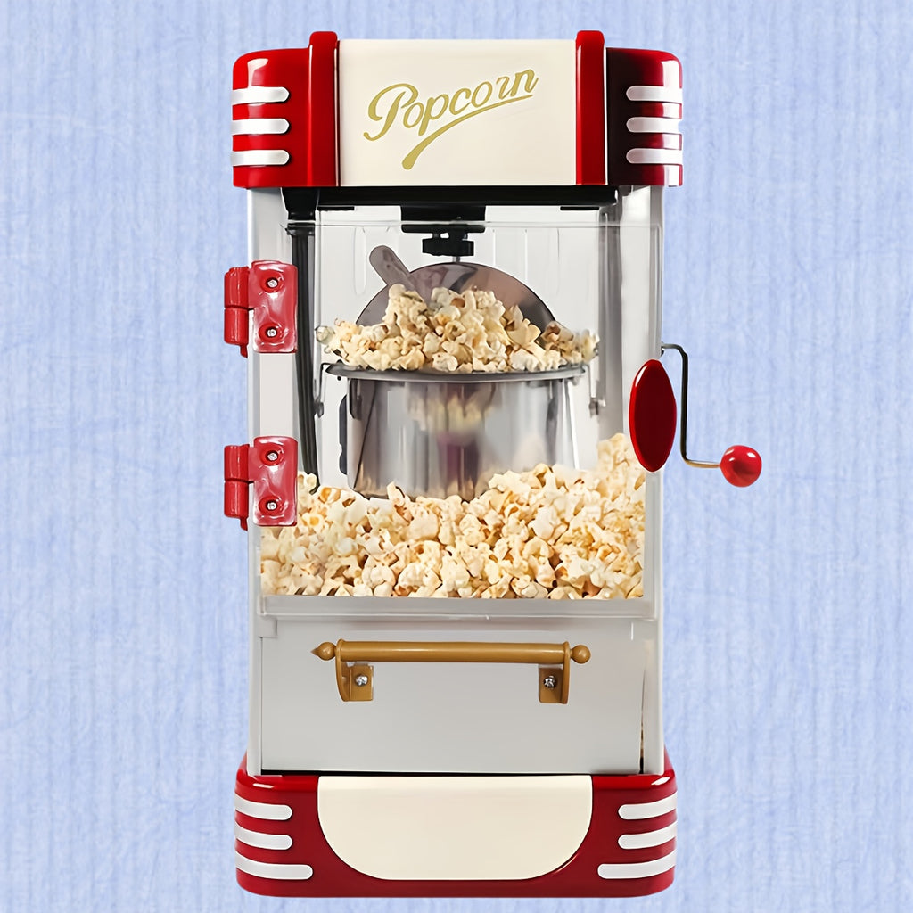 Home Commercial Popcorn Machine Automatic, Party, Desktop High Quality, Simple and Easy to Operate, Miniature Popcorn Maker