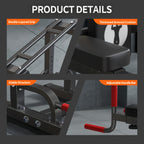 SogesPower Power Tower Pull Up Dip Stand with Adjustable Height for Home Gym Strength Training