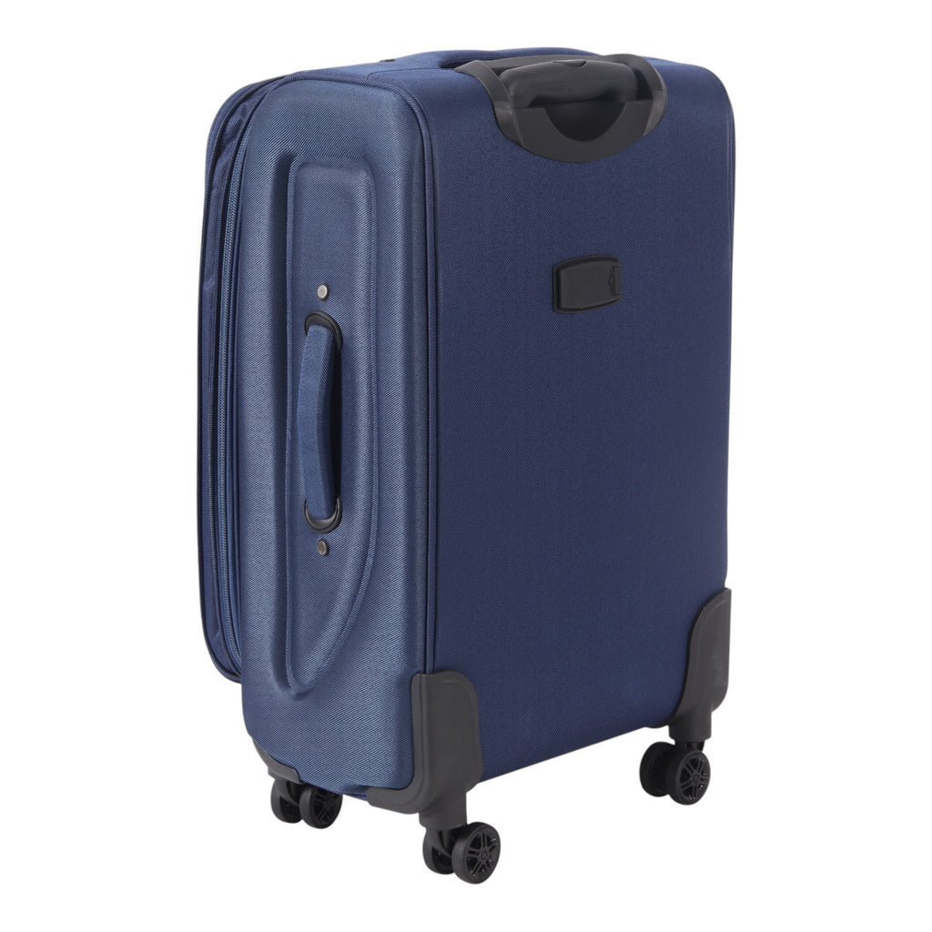 4-Piece Softside Spinner Luggage Set – Lightweight Expandable Suitcases in 20" 24" 28" 32" – Durable Fabric with 360° Wheels & Telescoping Handles – Black, Grey, Plum Travel Set
