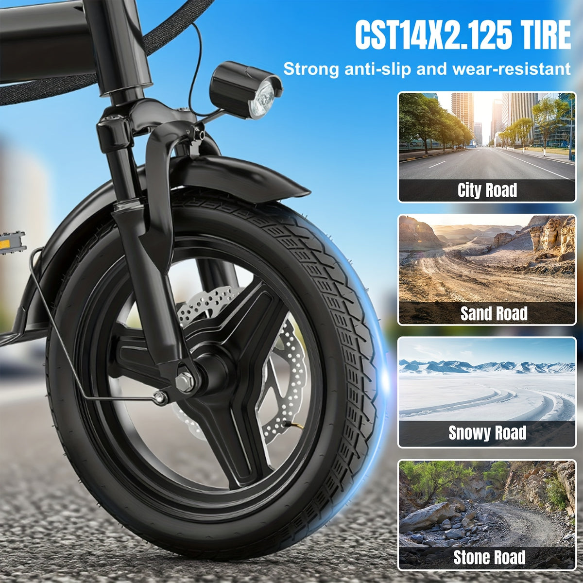 500W Folding Electric Bike for Adults And Teens, 48V 10.4AH Removable Battery, 20.5-23.9 MPH, Front Basket & Mobile Phone Mount, Commuter & Campus Ebike for Adults, 32 Miles Range