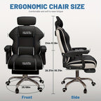 Advanced Computer Chair Home Desk Chair Ergonomic Height Adjustable Chair, Long Chair Armrest-advanced Office Chair Adjustable Height