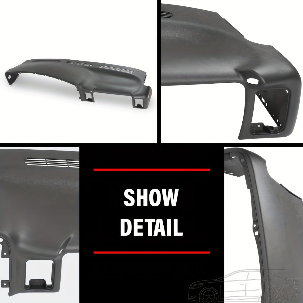 Upper Dashboard Dash Cover Cap with Ventilation Grille Fit for Chevy for Silverado for GMC for Sierra for 1500 for 2500HD for 3500 for Avalanche for Tahoe for Suburban for Yukon XL 1999-2006 Dash Cover Panel Blue/Dark Gray/Gray/Brown