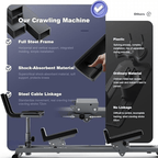 SHANG Y Crawling Machine Workout - Twist and Stretch Trainer, Metal Detachable Crawling Exercise Machine, Exercise Equipment for Home & Gym, Abdominal, Waist and Core Training, Bearing 330lb