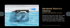 Dreame NEW Z1 Pro Cordless Robotic Pool Cleaner, LiFi Remote Control, 8000 GPH Suction, Waterline Horizontal Cleaning, Auto-Retrieval, Automatic Pool Vacuum for Above & In-Ground Pools, Upgraded Version